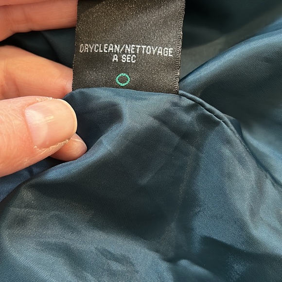 Green jacket with wide collar - Picture 5 of 6